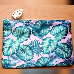 Ipsy Palm Fronds Makeup Bag